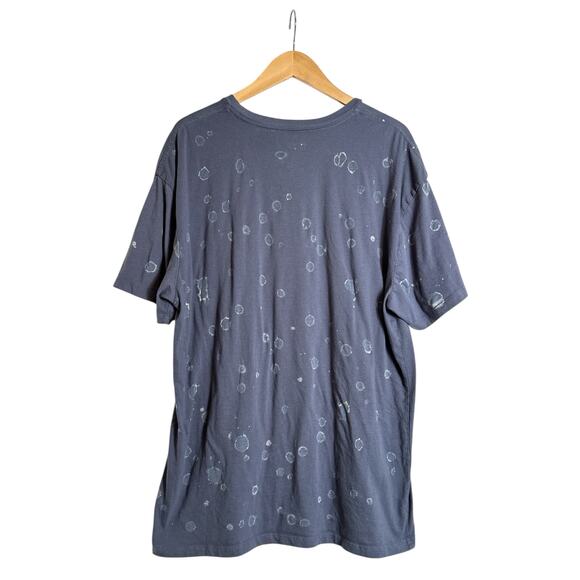 Hybrid Apparel Womens Oversized David Bowie 1972 World Tour T-Shirt Size XL Gray - Picture 6 of 7